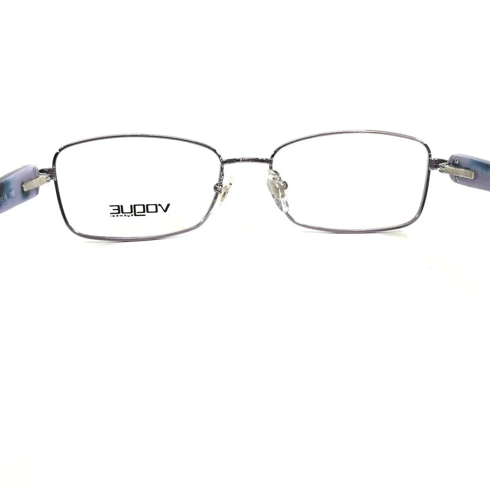 Vogue Eyeglasses Frames VO3812-B 612 Blue Purple Cat Eye Wire Rim 51-16-135
